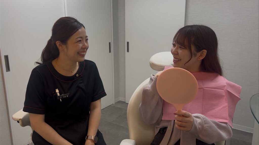 東京・銀座の審美歯科の、プライバシーに配慮された個室カウンセリングルーム